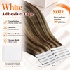 image:imageSunny Hair Tape in Hair Extensions Human Hair Brown 16 Inch for Office Days