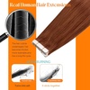 image:imageSunny Hair Tape in Hair Extensions Human Hair Warm 18 Inch for Vacations